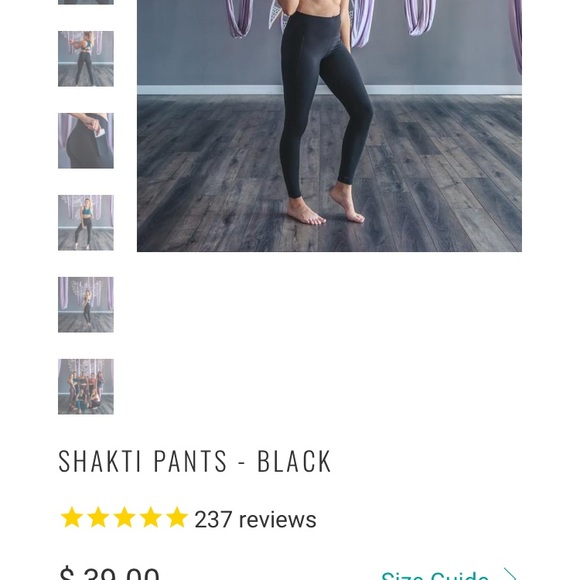 Senita shakti skin legging. Size small. - Picture 5 of 5